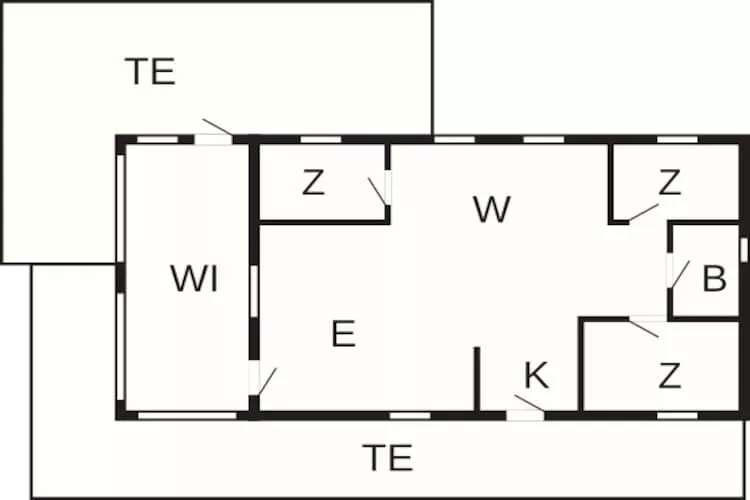 Zeezijde oase met tuin-By Traum - Plattegrond