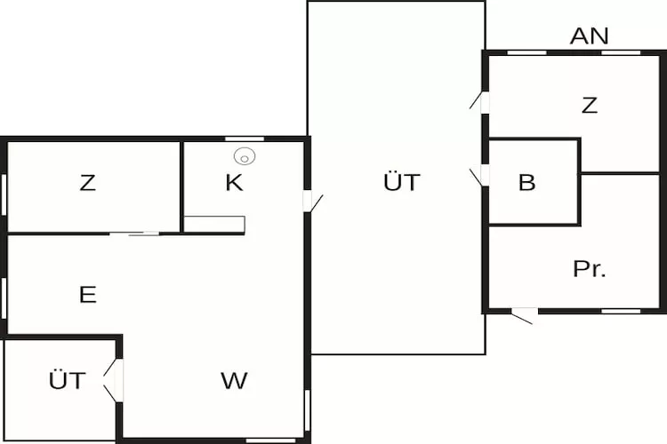 4 persoons vakantie huis in Frederiksværk - Plattegrond