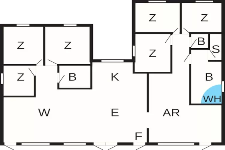 14 persoons vakantie huis in Hadsund - Plattegrond