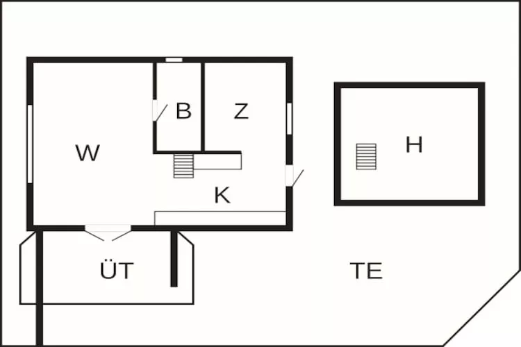 4 persoons vakantie huis in Karrebæksminde - Plattegrond