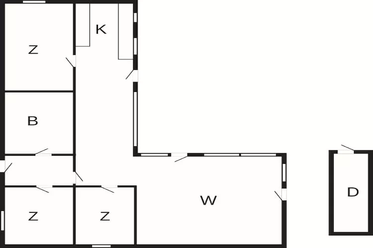 6 persoons vakantiehuis - Plattegrond
