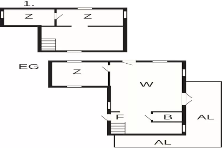 6 persoons vakantie huis in Hallabro - Plattegrond