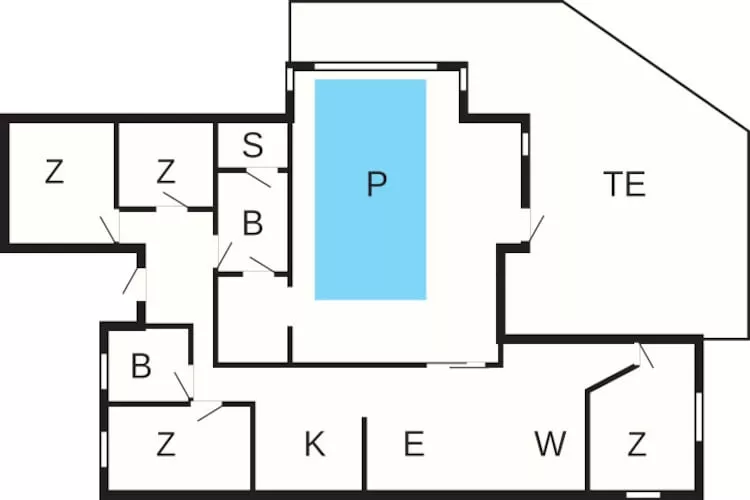 8 persoons vakantie huis in Nexø - Plattegrond