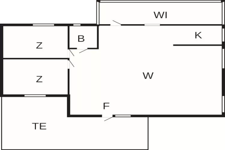 6 persoons vakantie huis in SÖLVESBORG - Plattegrond