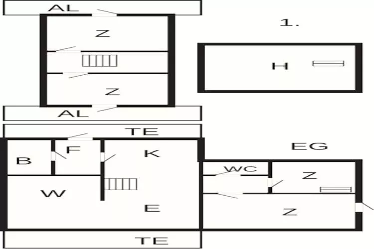 Afgelegen oase op Fur -- By Traum Ferienwohnungen - Plattegrond