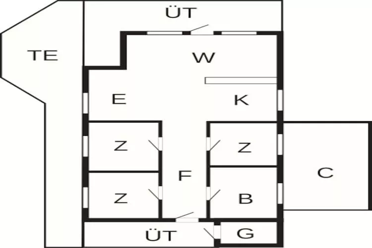 6 persoons vakantie huis in Spøttrup-By Traum - Plattegrond