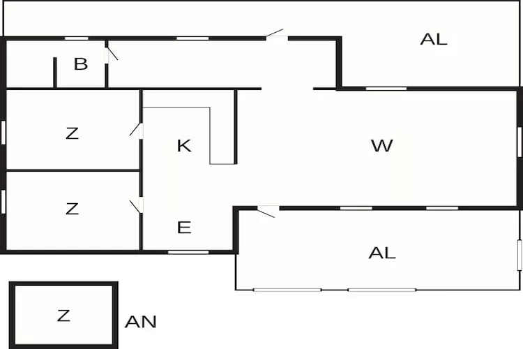 6 persoons vakantie huis in HOLSLJUNGA-By Traum - Plattegrond
