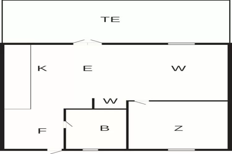 2 persoons vakantie huis in Skagen-By Traum - Plattegrond