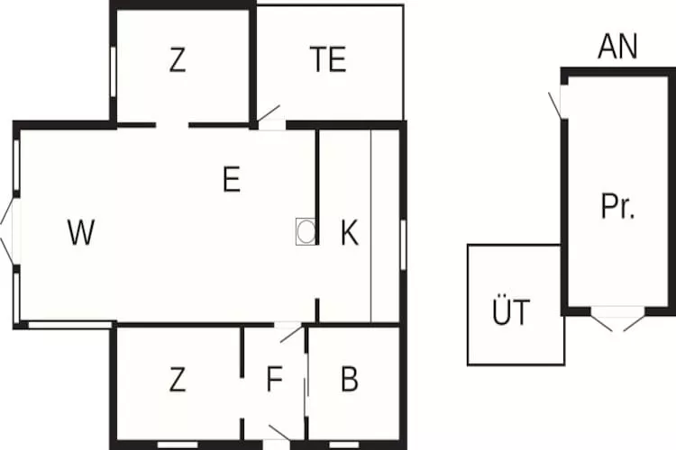 4 persoons vakantie huis in Frederiksværk-By Traum - Plattegrond