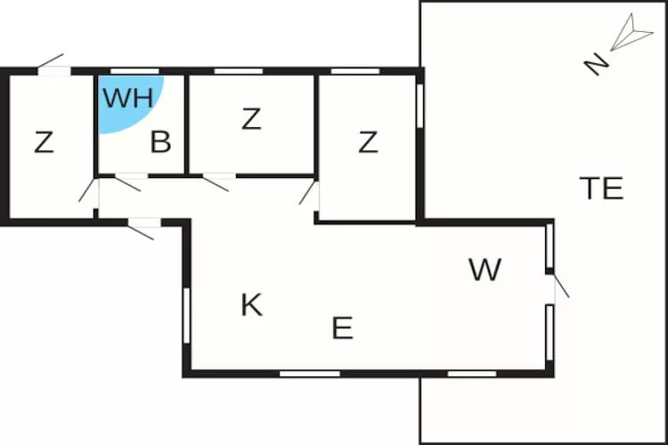 6 persoons vakantie huis in Vestervig-By Traum - Plattegrond
