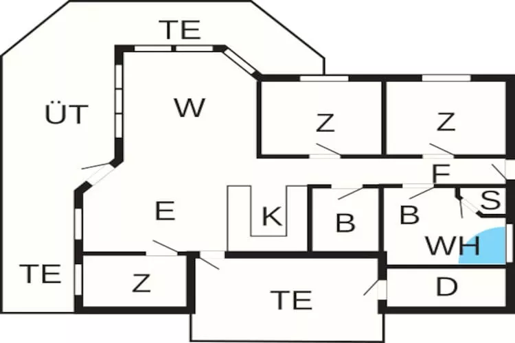8 persoons vakantie huis in Hals-By Traum - Plattegrond