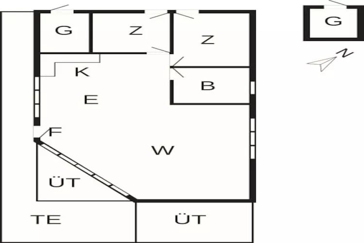 6 persoons vakantie huis in Idestrup-By Traum - Plattegrond