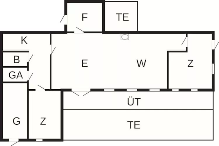 Gezellig strandhuis -- By Traum Ferienwohnungen - Plattegrond