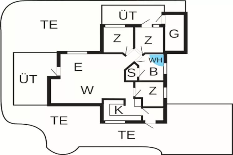 7 persoons vakantie huis in Løgstør-By Traum - Plattegrond