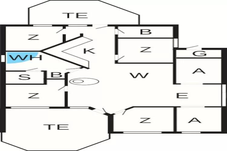 V135 SW - Plattegrond