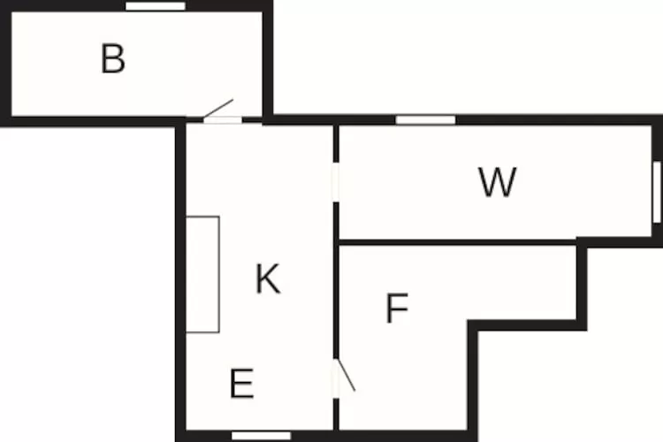 2 persoons vakantie huis in Måndalen-By Traum - Plattegrond