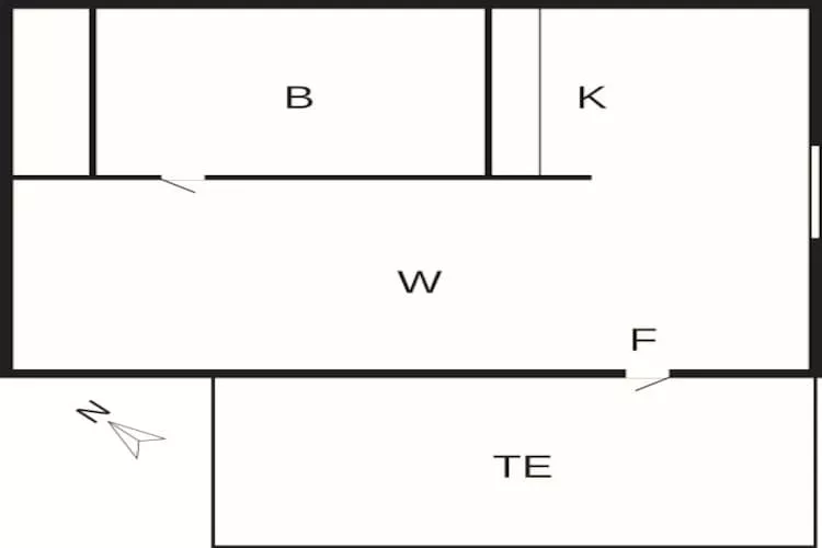 2 persoons vakantie huis in STRÖMSTAD-By Traum - Plattegrond