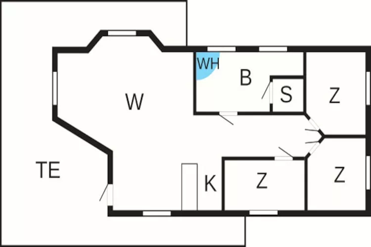 8 persoons vakantie huis in Hadsund-By Traum - Plattegrond