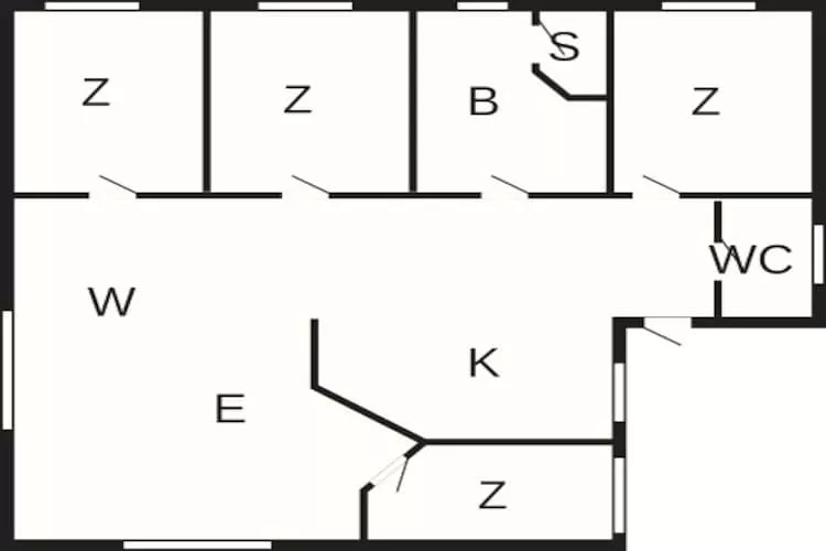 Licht zomerhuis nabij zee -- By Traum Ferienwohnungen - Plattegrond