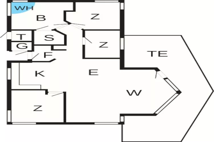 J109 SW - Plattegrond