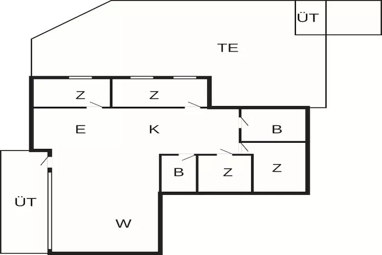 7 persoons vakantie huis in Nexø-By Traum - Plattegrond