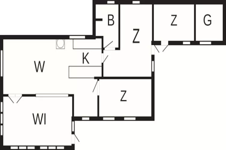 6 persoons vakantie huis in Nykøbing Sj-By Traum - Plattegrond