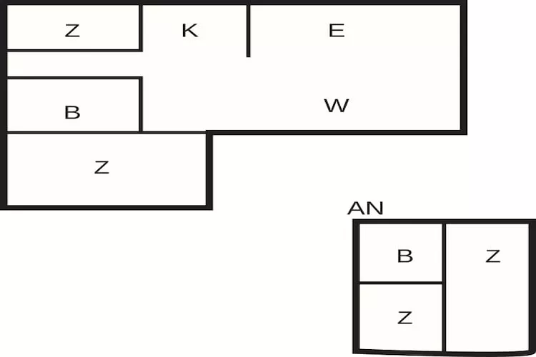 8 persoons vakantie huis in Nykøbing Sj - Plattegrond