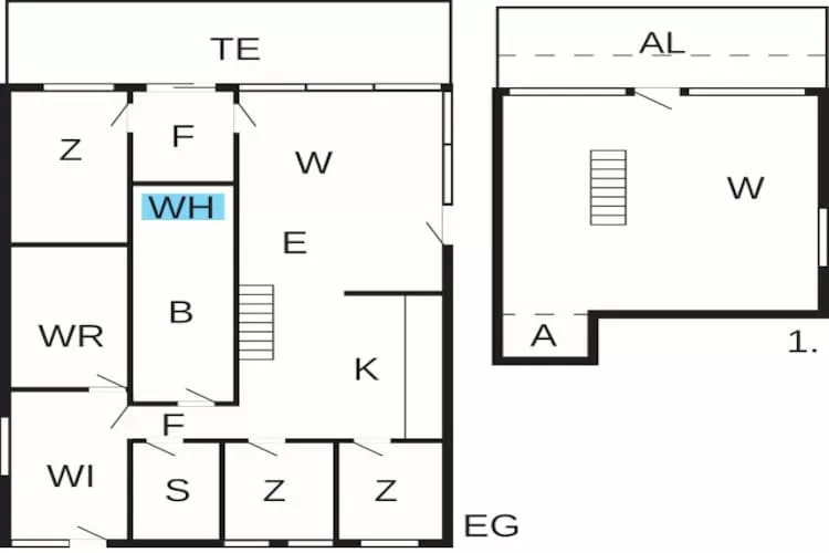 6 persoons vakantie huis in Hemmet-By Traum - Plattegrond