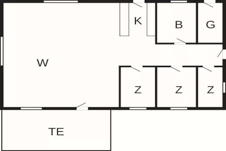 6 persoons vakantie huis in Hemmet-By Traum - Plattegrond