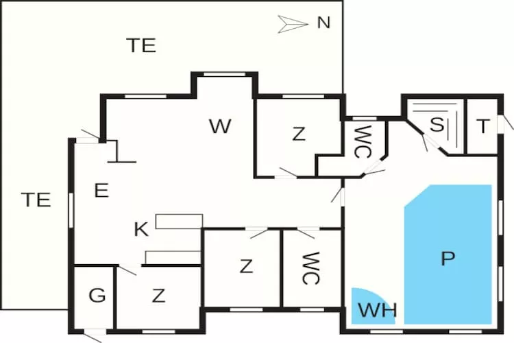 8 persoons vakantie huis in Hjørring-By Traum - Plattegrond