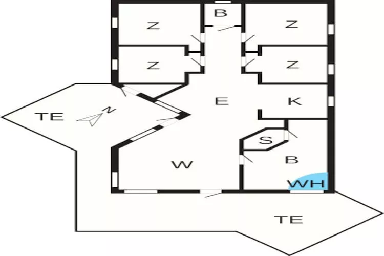 RØDKÆLKEN - Plattegrond