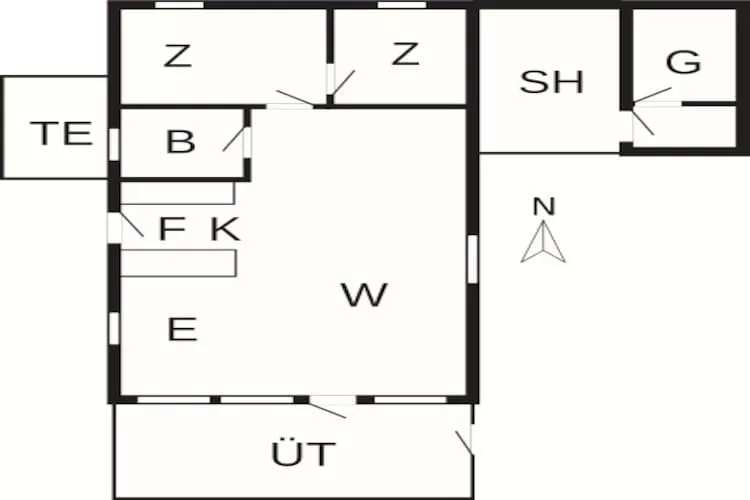 6 persoons vakantie huis in Hvide Sande-By Traum - Plattegrond