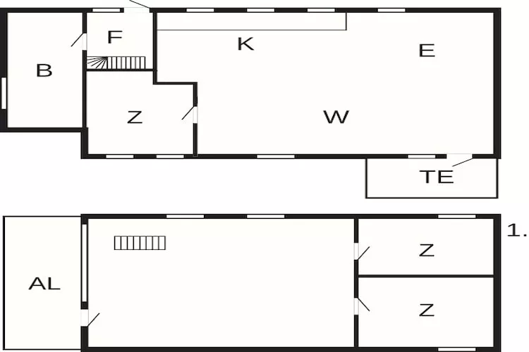8 persoons vakantie huis in Løkken-By Traum - Plattegrond