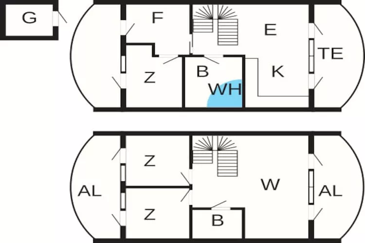 6 persoons vakantie huis in Løkken-By Traum - Plattegrond