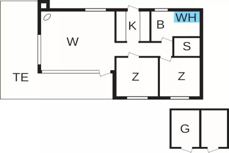 Afgelegen strand retraite -- By Traum Ferienwohnungen - Plattegrond