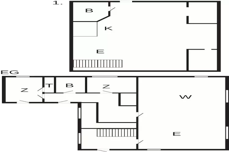 6 persoons vakantie huis in Ålbæk - Plattegrond
