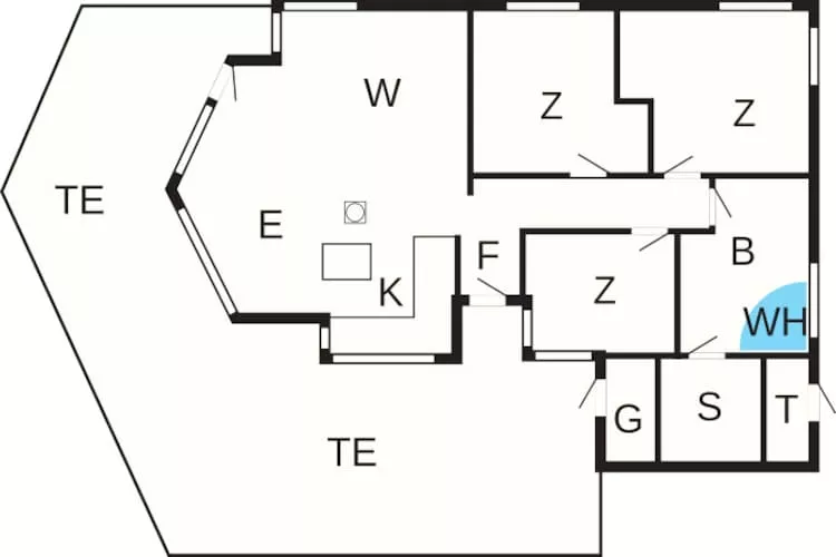 J91 SW - Plattegrond