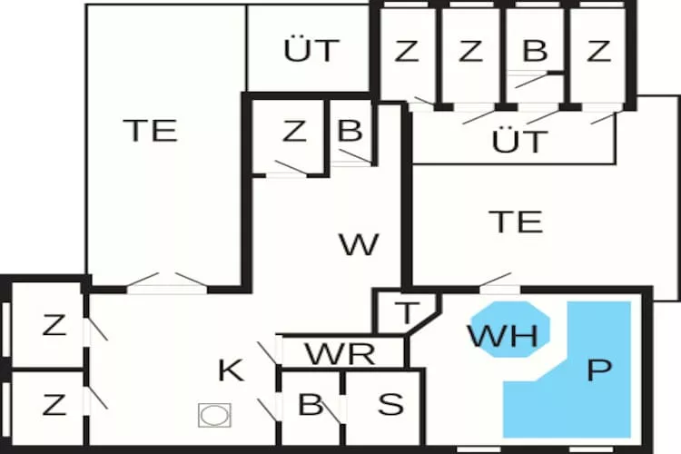 18 persoons vakantie huis in Rømø-By Traum - Plattegrond