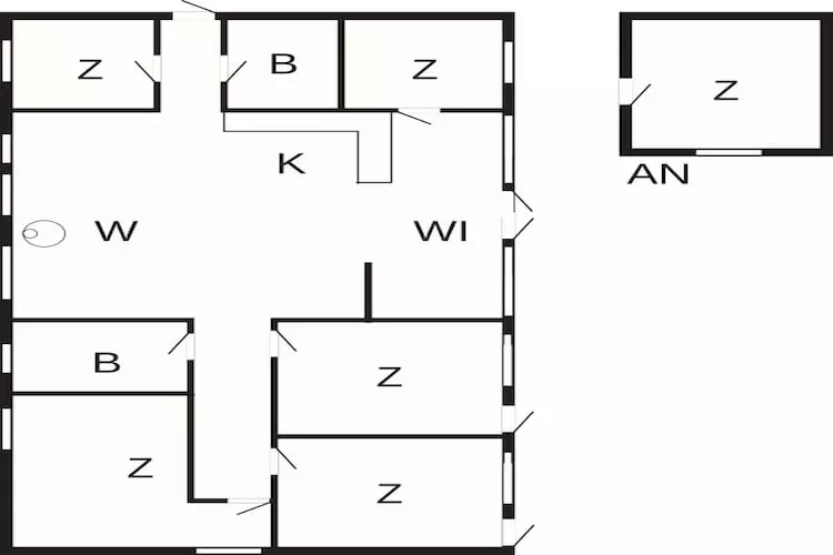 Familieparadijs in Kramnitze - Plattegrond