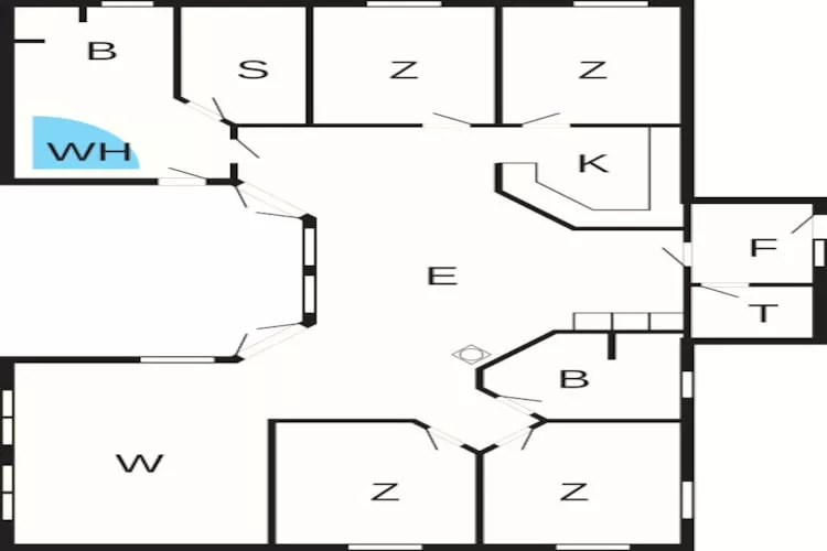 Luxe vakantieverblijf in Bratten - Plattegrond