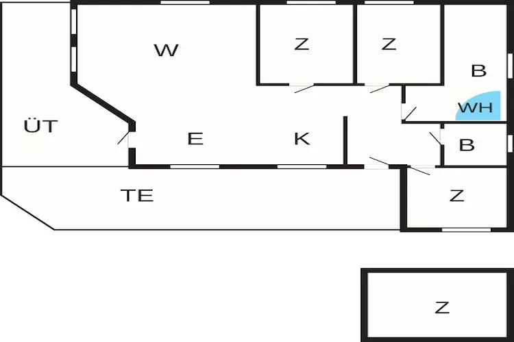 8 persoons vakantie huis in Glesborg-By Traum - Plattegrond