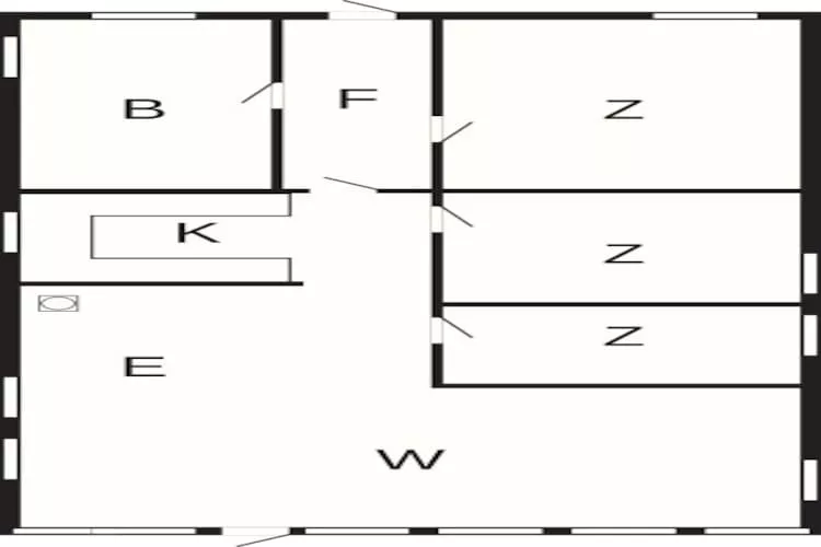 5 persoons vakantie huis in Jerup-By Traum - Plattegrond