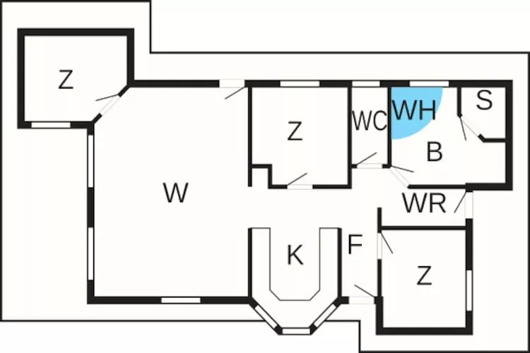 8 persoons vakantie huis in Ørsted-By Traum - Plattegrond