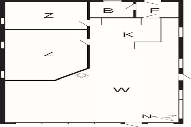 6 persoons vakantie huis in Nibe-By Traum - Plattegrond