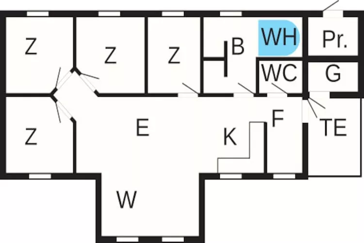 8 persoons vakantie huis in Skals - Plattegrond