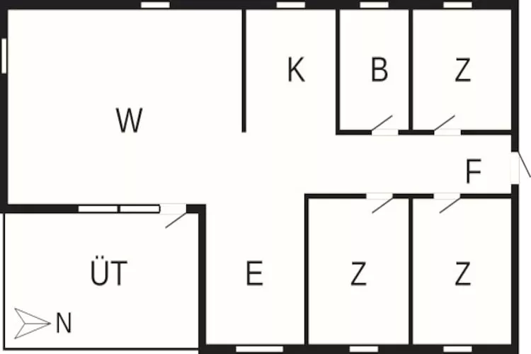 6 persoons vakantie huis in Hals-By Traum - Plattegrond