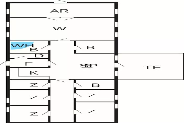 16 persoons vakantie huis in Brovst-By Traum - Plattegrond