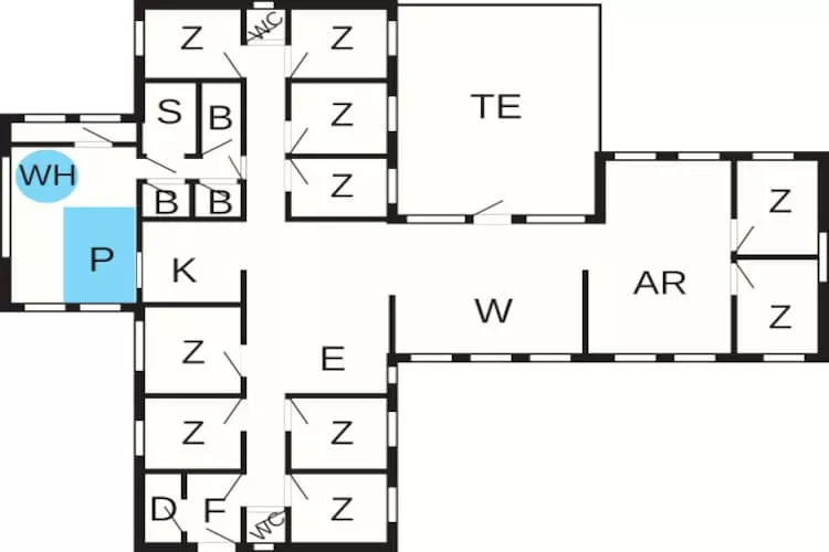 Retraite in Tranum -- By Traum Ferienwohnungen - Plattegrond