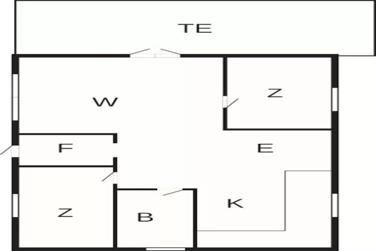 6 persoons vakantie huis in Børkop-By Traum - Plattegrond