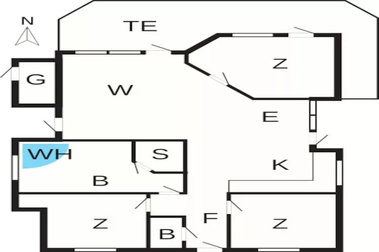 8 persoons vakantie huis in Ulfborg-By Traum - Plattegrond